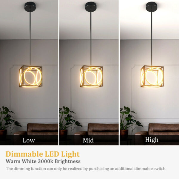 Modern LED Pendant Light with 42 Inches Adjustable Suspender - Image 9