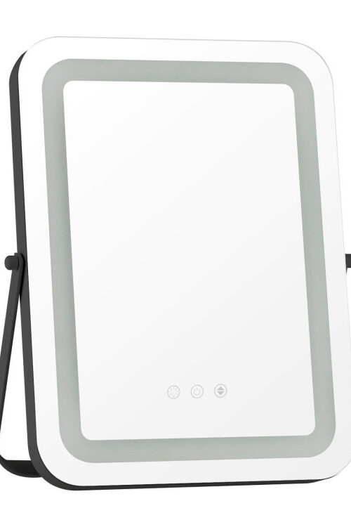 16 x 12 Inch Rectangular Vanity Makeup Mirror with 3 Color Dimmable Lighting