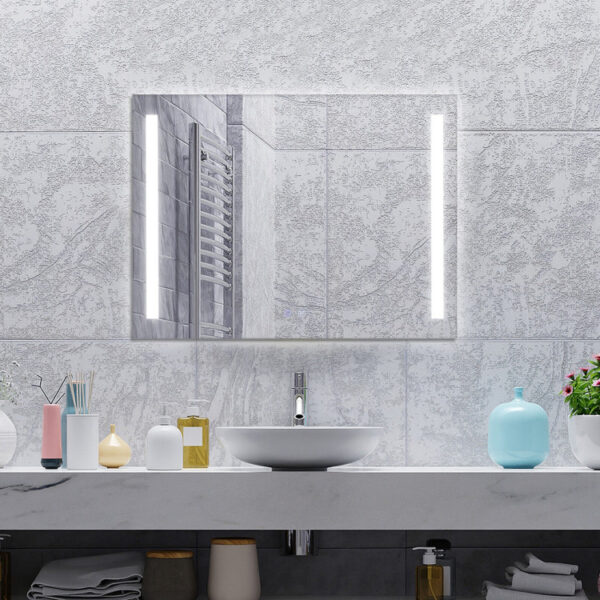 32 x 24 Inch Quadrate Wall Mirror with 3-Color Lights and  Anti-Fog Function - Image 10