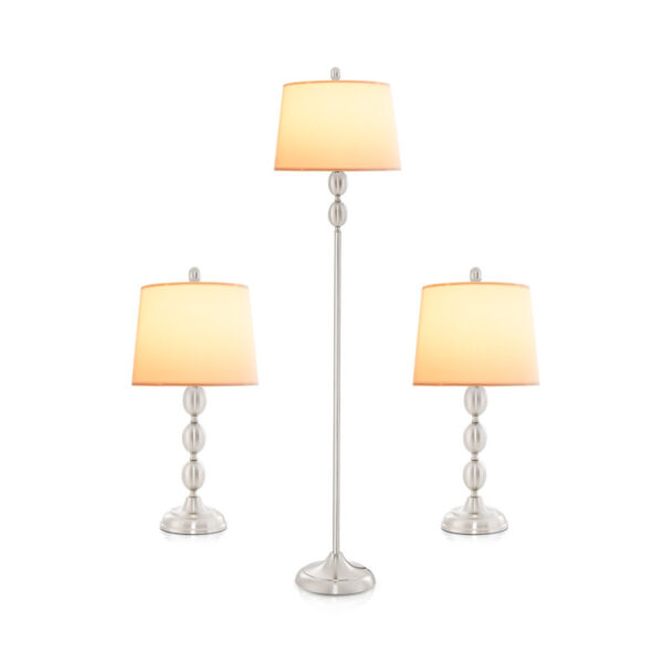 3-Piece Table and Floor Lamp Set - Image 9