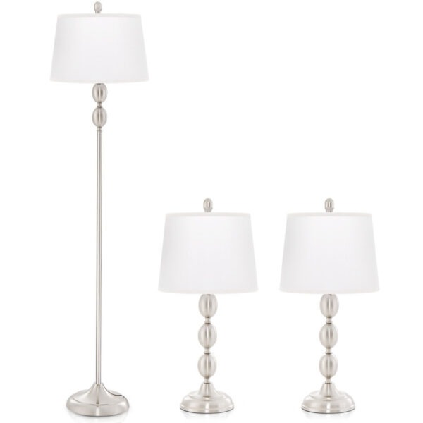 3-Piece Table and Floor Lamp Set - Image 8