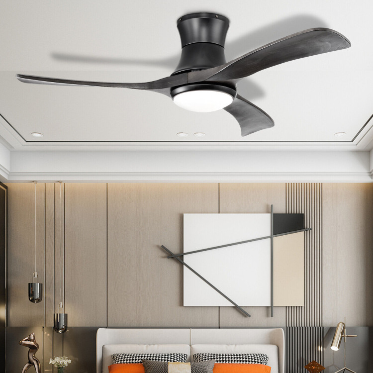 52 Inch Flush Mount Ceiling Fan with LED Light - Image 11