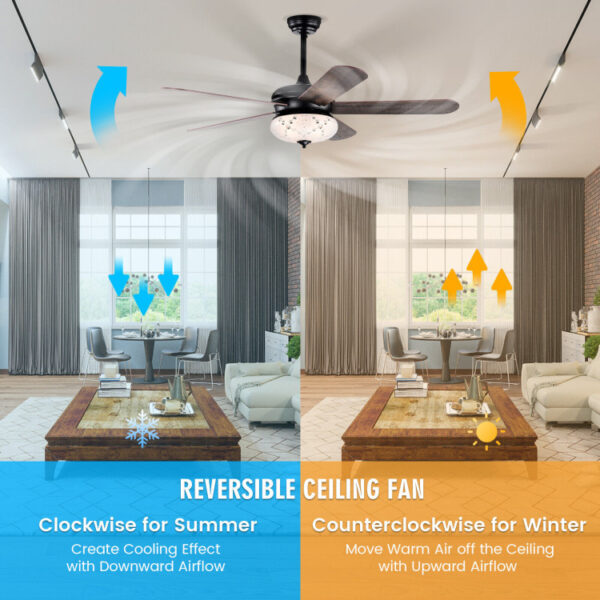 52 Inches Ceiling Fan with Remote Control - Image 4