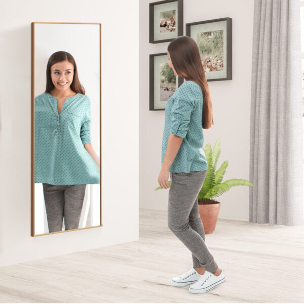 59 Inch Full Length Mirror Large Rectangle Bedroom Mirror - Image 11