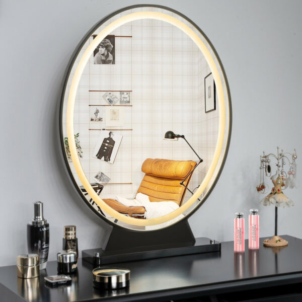 Hollywood Vanity Lighted Makeup Mirror Remote Control 4 Color Dimming - Image 5