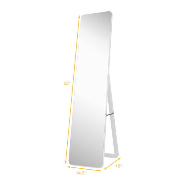 63 x 14.5 Inch Full Length Frameless Wall Mountable Floor Mirror - Image 12