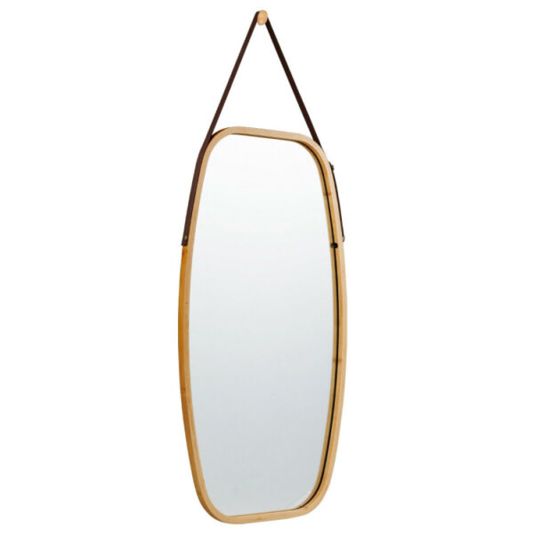 30 Inch Modern Rectangle Wall Hanging Framed Mirror - Image 9