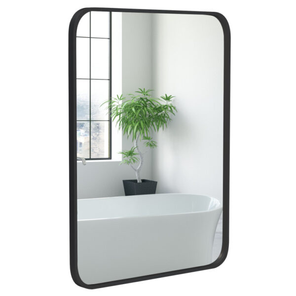 24 x 32 Inch Minimalist Wall Mounted Rectangle Mirror - Image 8