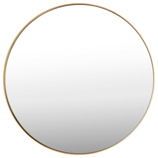 27.5 Inch Modern Metal Wall-Mounted Round Mirror for Bathroom - Image 6