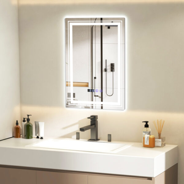 Defogging LED Bathroom Mirror with Memory Function and Anti-Fog - Image 10