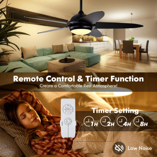 52 Inch Ceiling Fan with Lights and 3 Wind Speeds - Image 8