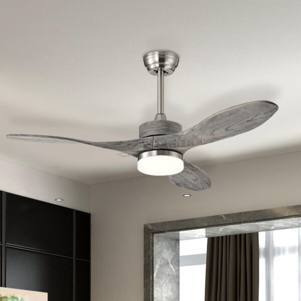 48 Inch Wood Ceiling Fan Indoor with LED Lights and 6 Speed Levels - Image 10