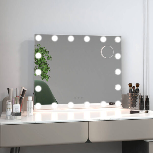 Vanity Mirror with 18 Dimmable LED Bulbs and 3 Color Lighting Modes - Image 10