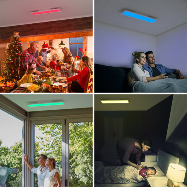 18W RGB LED Ceiling Light with Remote Control - Image 5