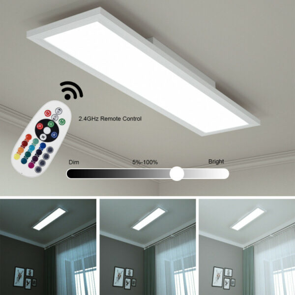 18W RGB LED Ceiling Light with Remote Control - Image 3