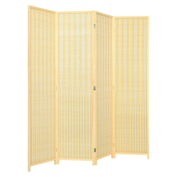 6 ft 4 Panel Portable Folding Room Divider Screen - Image 10