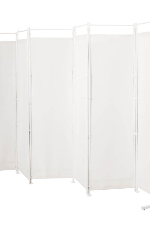 6 Feet 6-Panel Room Divider with Steel Support Base