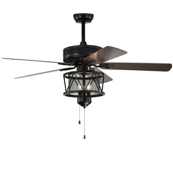 50 Inches Ceiling Fan with Lights Reversible Blades and Pull Chain Control - Image 6