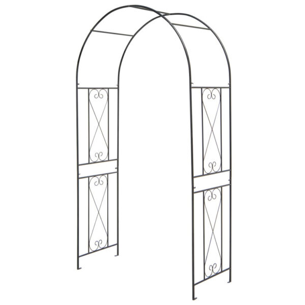 Patio Plant Stand Rack Archway Garden Arch Arbor Trellis - Image 8