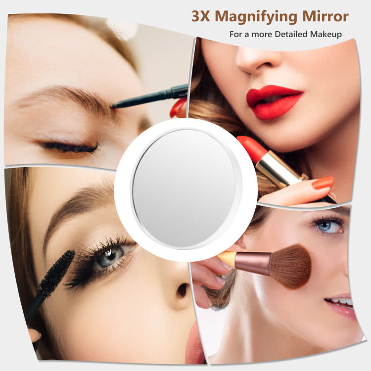 Vanity Mirror with 18 Dimmable LED Bulbs and 3 Color Lighting Modes - Image 3